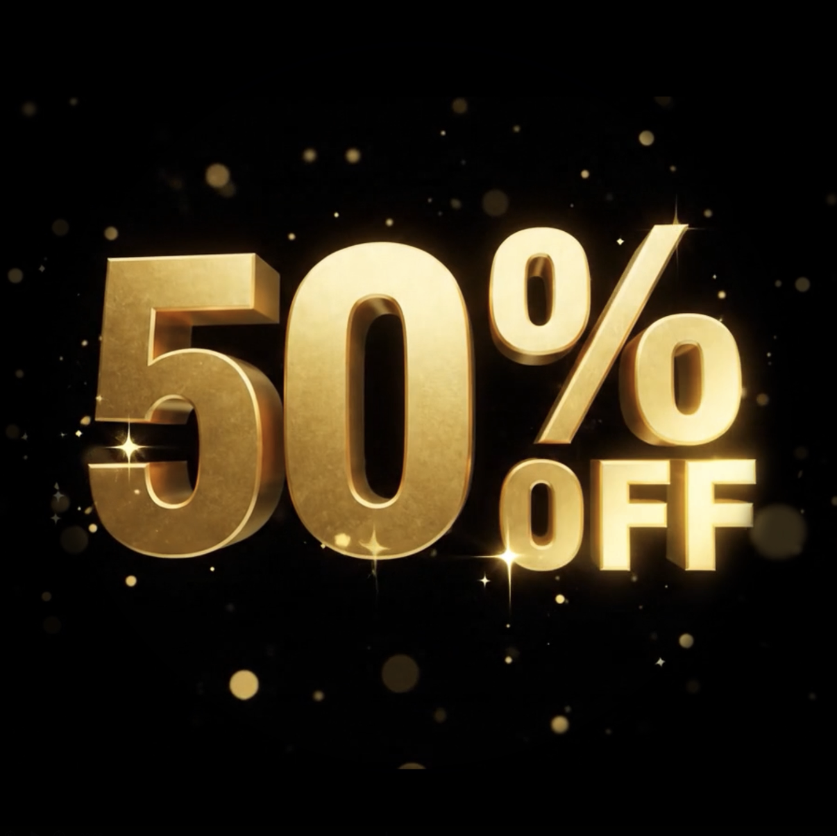 50% OFF Badge 