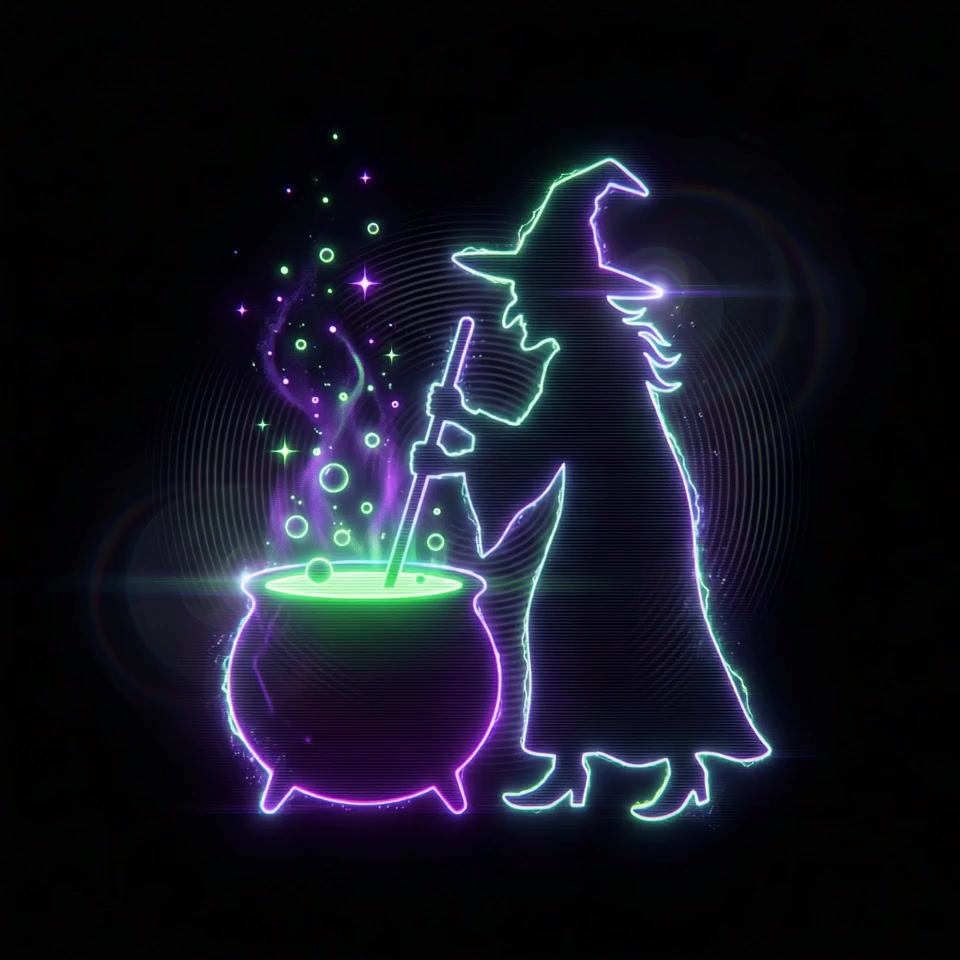 Halloween Witch Cauldron